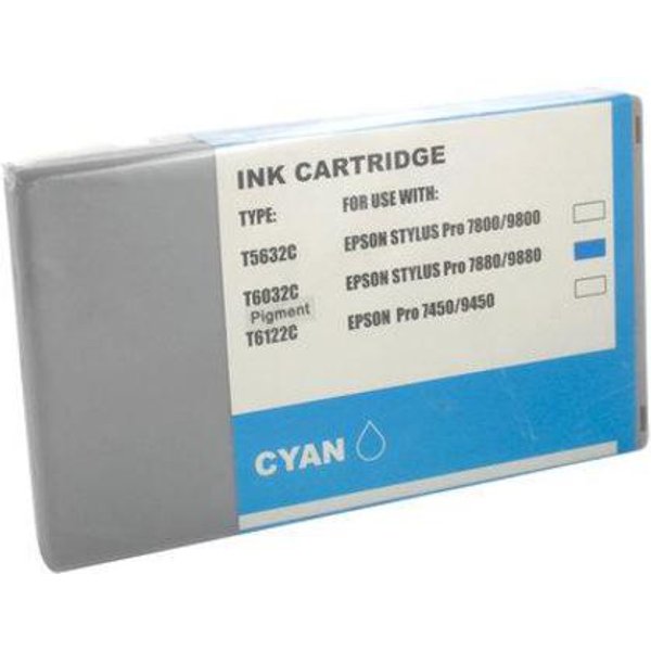 Compatible Epson T6032 Ink Cartridge (Replaces Epson T603200) Cyan