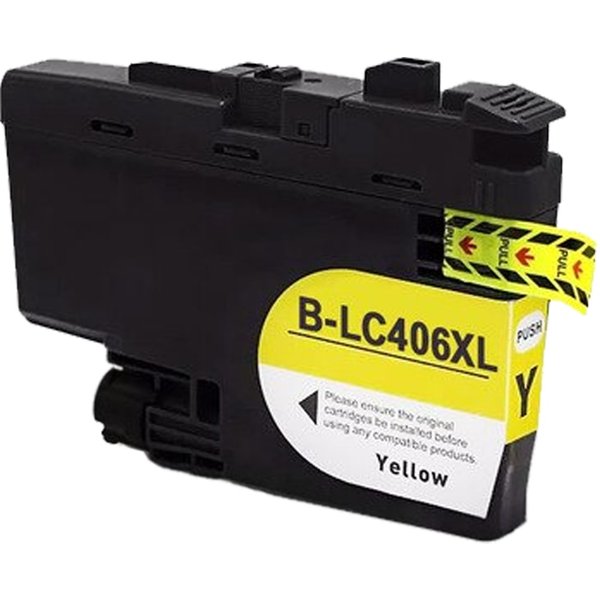 Compatible Brother LC406XLYS High Yield Ink Cartridge Yellow
