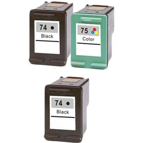 Compatible HP PhotoSmart C4585 Printer Ink Cartridges (3 Pack) -CB335WN Multipack
