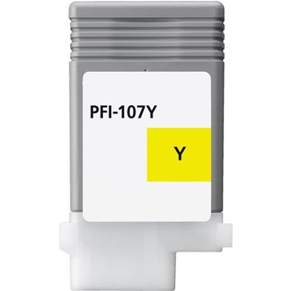 Compatible Canon PFI-107Y Ink Cartridge (Replaces Canon 6708B001AA) Yellow