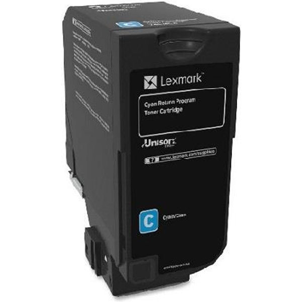 Lexmark 74C1HC0 Toner Cartridge Original Cyan