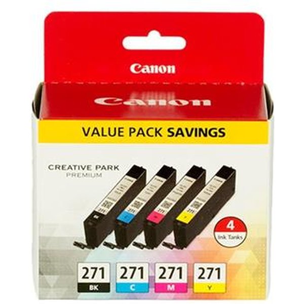 Canon CLI-271 Multipack Original Standard Capacity Ink Cartridge (4 Pack)