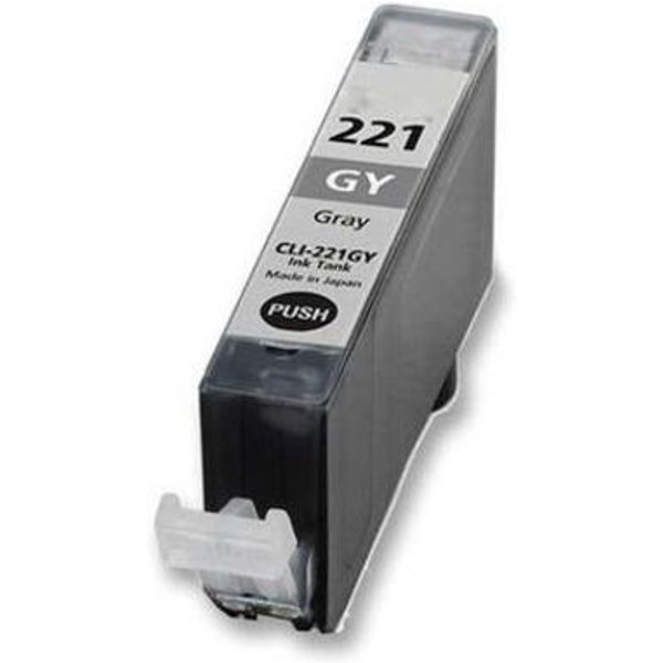 Compatible Canon CLI-221GY Ink Cartridge (Replaces Canon 2950B001) Grey