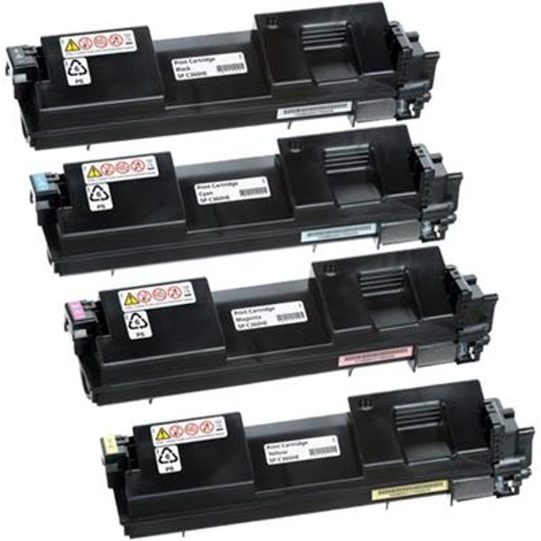 Ricoh 408176/179 K/C/M/Y Full Set Original Toner Cartridges (4 Pack)