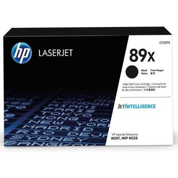 HP 89X (CF289X) Black Original High Capacity Toner Cartridge