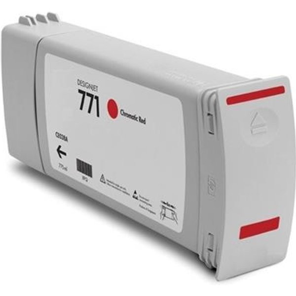 Compatible HP 771 Ink Cartridge (Replaces HP CE038A) Red