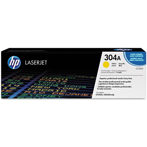 HP Color LaserJet CC532A Original Yellow Laser Toner Cartridge