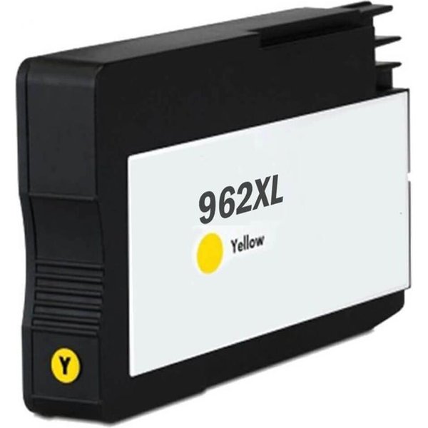 Compatible HP 962XL High Yield Ink Cartridge (Replaces HP 3JA02A) Yellow
