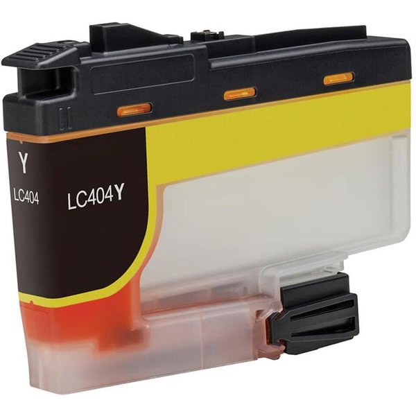 Brother LC404Y Yellow Compatible Standard Yield Ink Cartridge