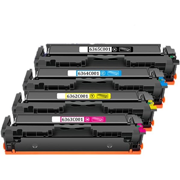 Compatible Canon 075BK/C/M/Y Full Set Toner Cartridges (4 Pack) Multipack