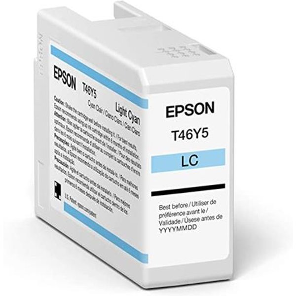 Epson T46Y (T46Y500) Light Cyan Original Ink Cartridge