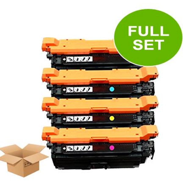 1 Full Set HP Black 652A and 1 Colour Set HP 653A C/M/Y Remanufactured Toner Cartridges