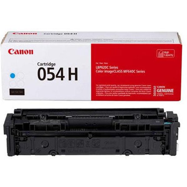 Canon 054HC (3027C001) Cyan Original High Capacity Toner Cartridge