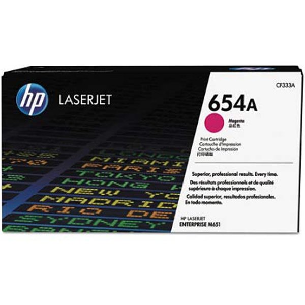 HP 654A Magenta Original Toner Cartridge (CF333A)