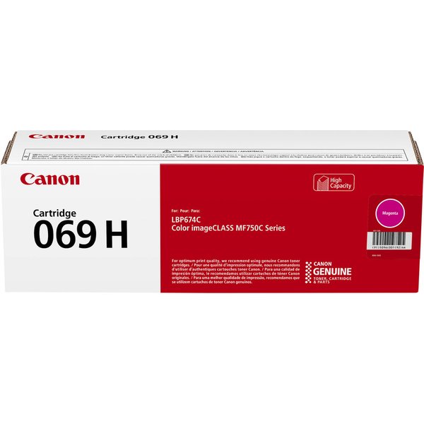 Canon 069H (5096C001) Magenta Original High Capacity Toner Cartridge