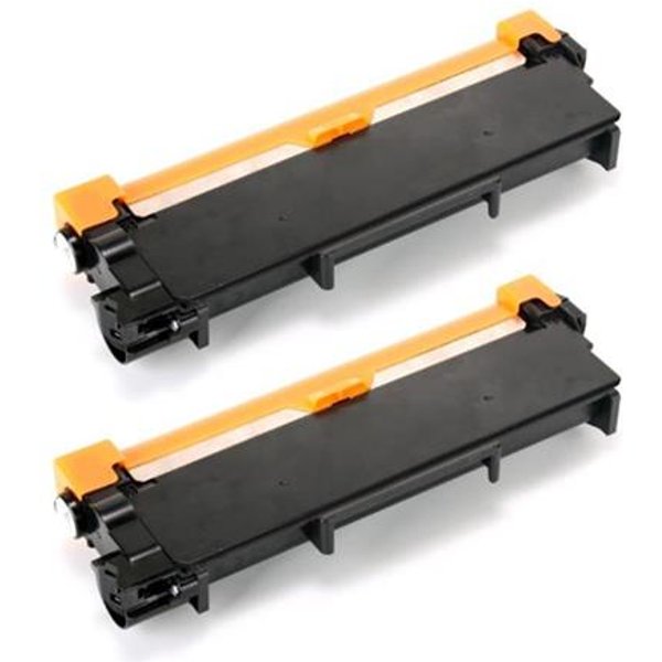 Compatible Brother TN660 Black Toner Cartridges (2 Pack) Twin Pack