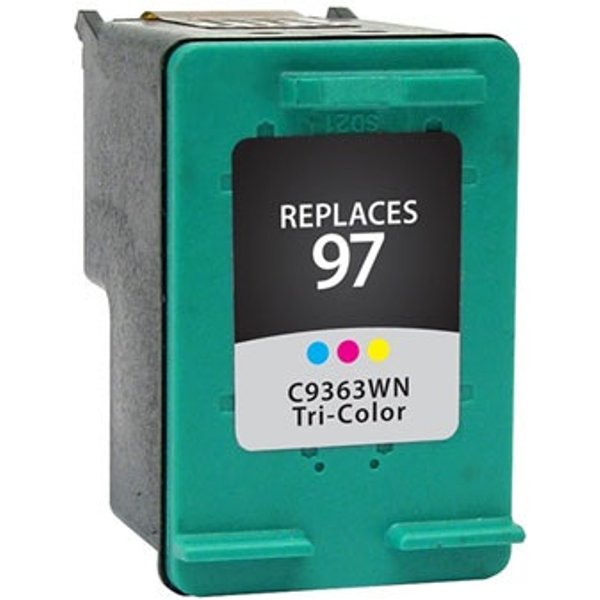Compatible HP 97 High Yield Ink Cartridge (Replaces HP C9363WN) Color