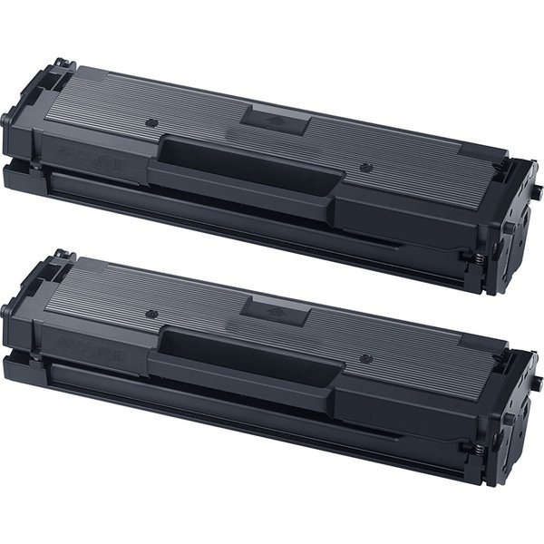 Compatible Samsung MLT-D111S Black Toner Cartridges - Twin Pack