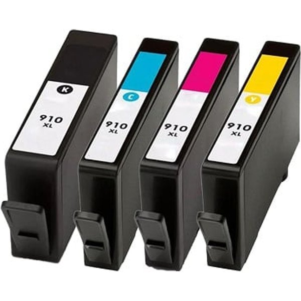 Compatible HP OfficeJet Pro 8012 Printer Ink Cartridges (4 Pack) -3YL62AN Multipack