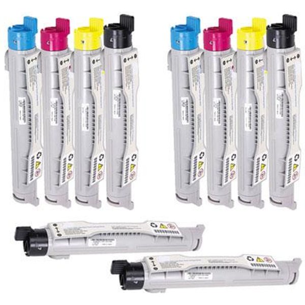 Compatible Dell 310-7890/7892/7894/7896 2 Full Set + 2 EXTRA Toner Cartridges (10 Pack) Multipack