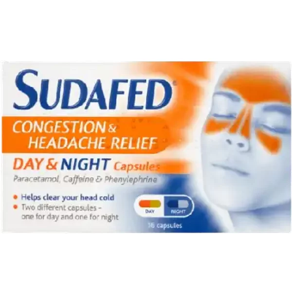 Sudafed Congestion & Headache Day Night