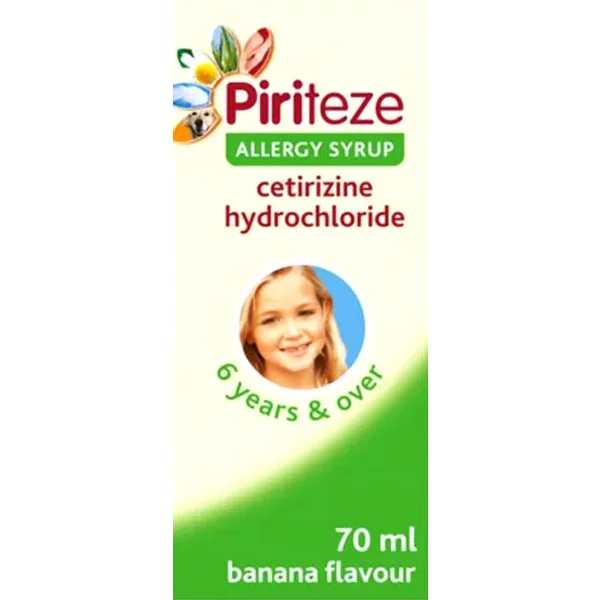 Piriteze Allergy Syrup 70ml
