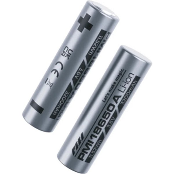 SmokeNINJA 18650 Li-ion batteries (for use with SmokeNINJA Powerbank) - Pack of 2