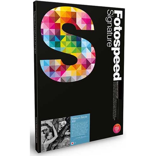 Fotospeed Platinum Baryta 300 Photo Signature Paper - A3 Plus - 25pk