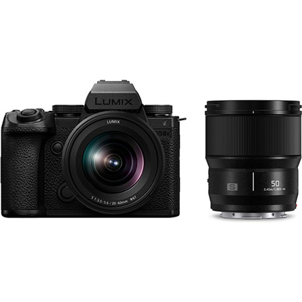Panasonic LUMIX S5 II X with 20-60mm and 50mm Lenses