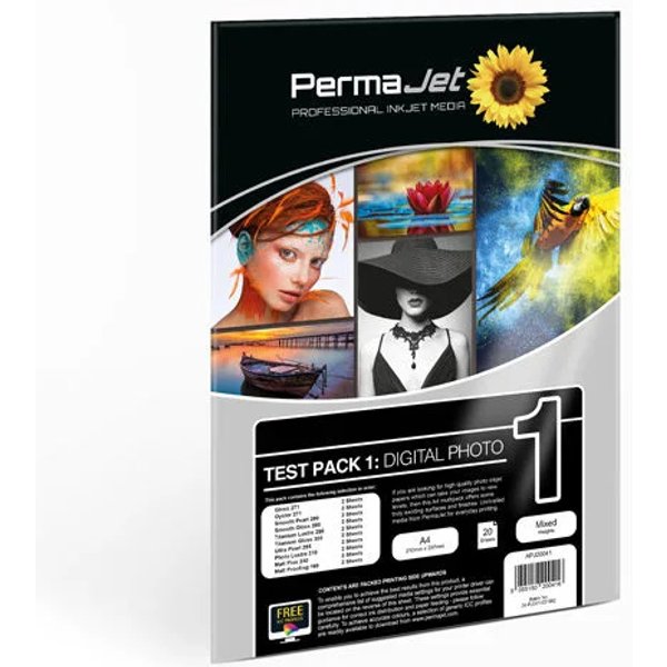 PermaJet A4 Digital Photo Test Pack 1
