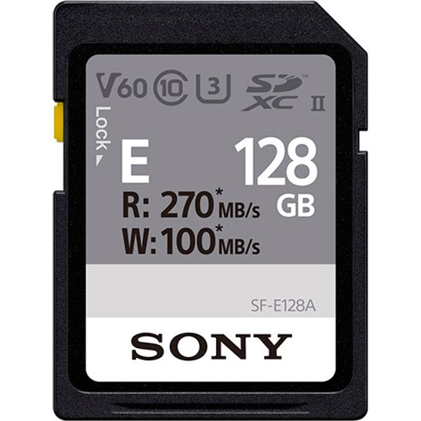 Sony SDXC SF-E Series 128GB UHS-II V60 - SFE128A