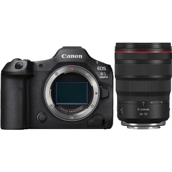 Canon EOS R5 Mark II and RF 24-70mm f2.8 L IS USM Lens Kit