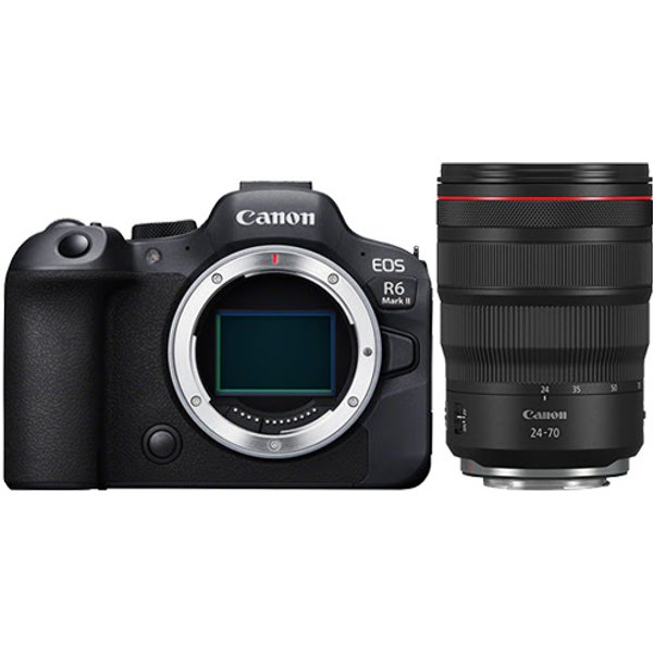 Canon EOS R6 Mark II and RF 24-70mm f2.8 L IS USM Lens Kit