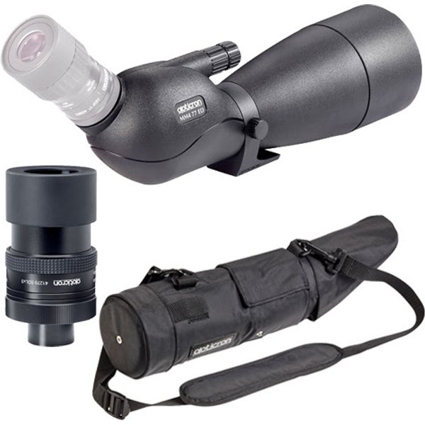 Opticron MM4 77 GA VHD Angled Scope with SDL v4 Zoom and Black Stay-On Case