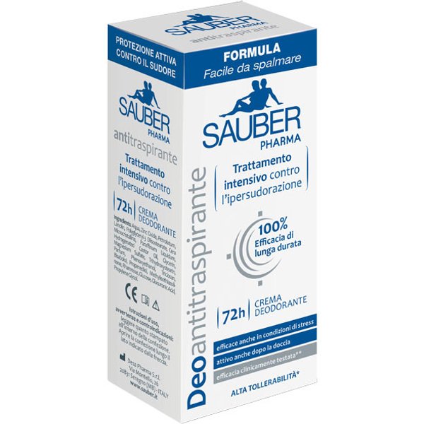Sauber antitrasp 72ore crema