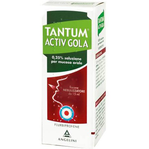 Tantum verde gola nebulizzatore 15ml 0,25%