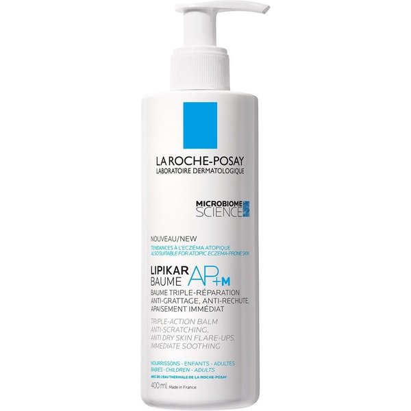 Lipikar Baume AP+M balsamo riparatore per pelle secca o atopica 400ml