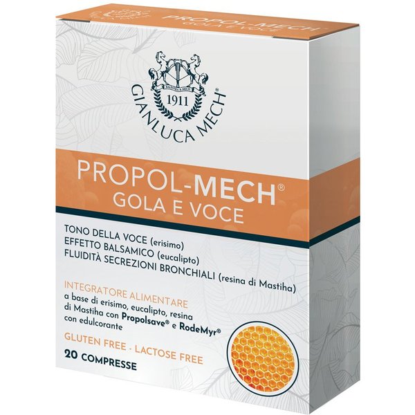 Gianluca mech propol-mech gola e voce 20 compresse