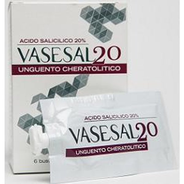 Vasesal 20 6 bustine pluridose da 5 ml unguento cheratolitico