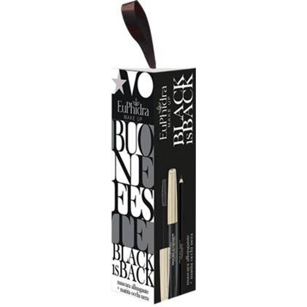 Euphidra cofanetto black is back 1 mascara allungante + 1 mini matita nera