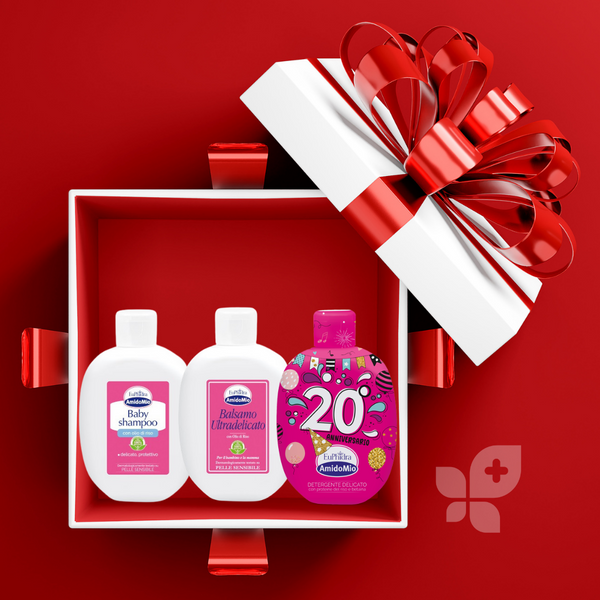 Euphidra amido mio baby shampoo + balsamo delicato + detergente 200ml (omaggio)