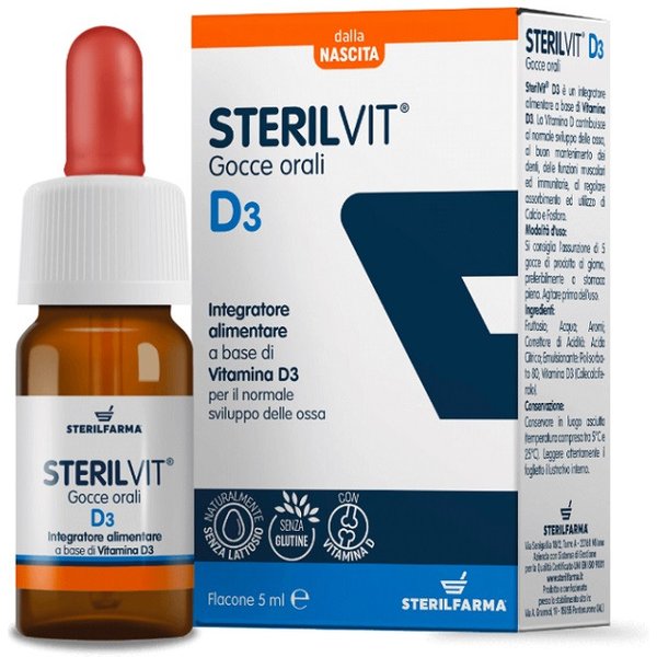 Sterilvit d3 gocce 5ml