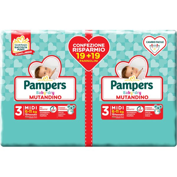 Pampers bd mut duodwct midi38p