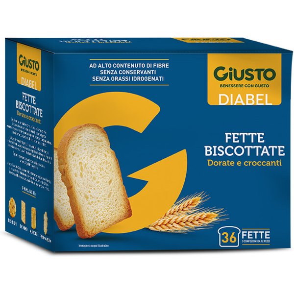 Giusto diabel fette bisc 300g