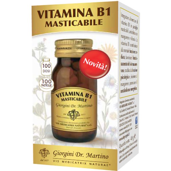 Vitamina b1 masticabile100past