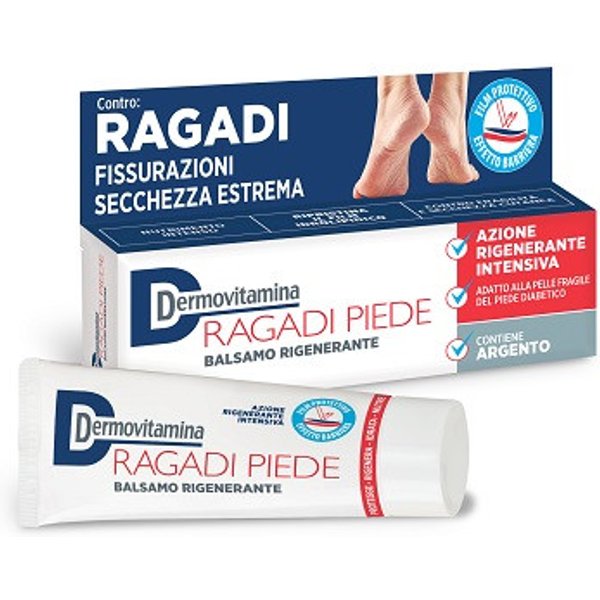 Dermovitamina ragadi balsamo rigenerante piede contro fissurazioni e secchezza estrema 75ml