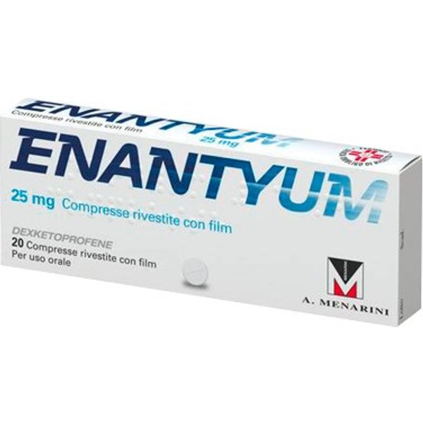 Enantyum 20 compresse riv 25mg
