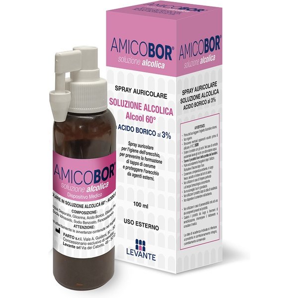 Amicobor sol alcolica 100ml