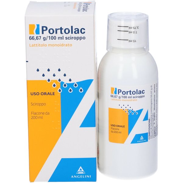 Portolac sciroppo flacone 200ml 66,67g