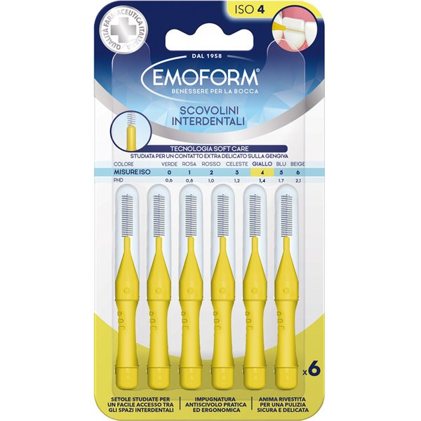Emoform scovolino iso 4 giallo